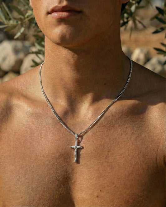 Crucifix Pendant - Silver