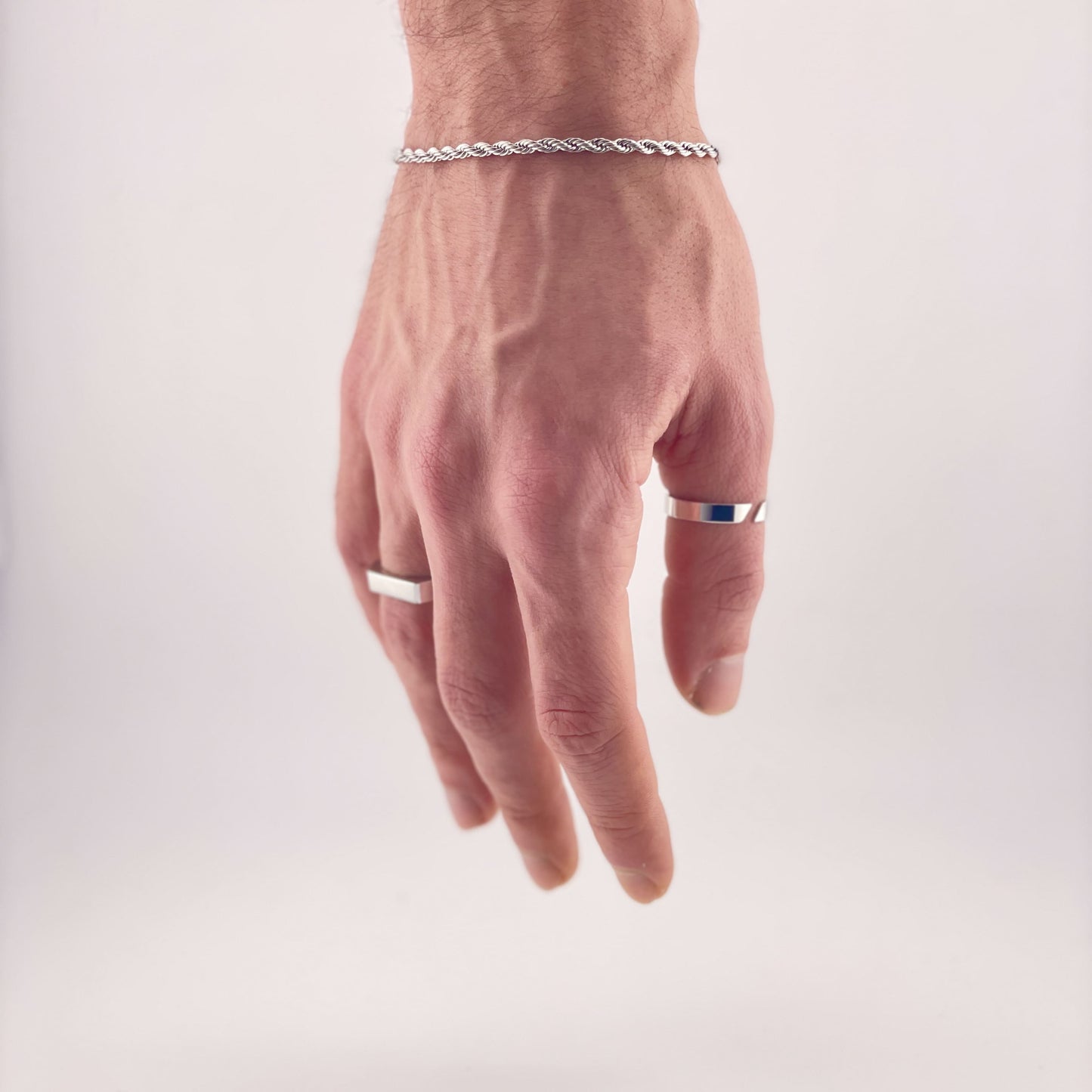 Rope Bracelet - Silver