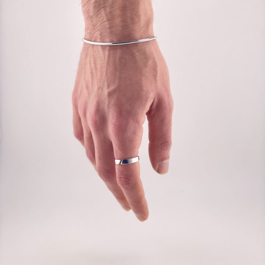 Snake Armband - Silber