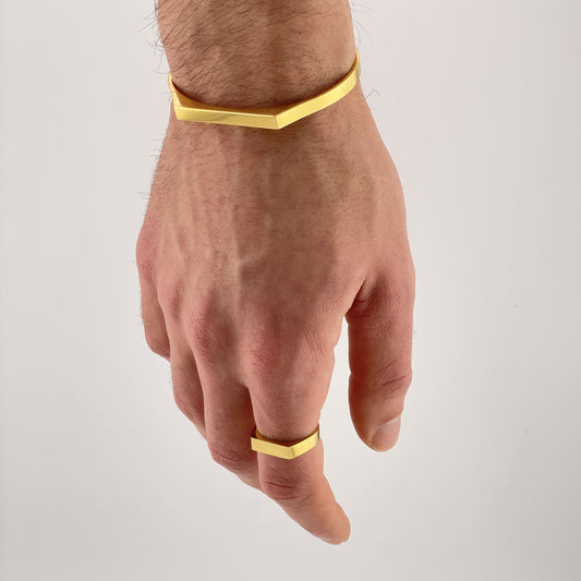 Edged Cuff - Gold
