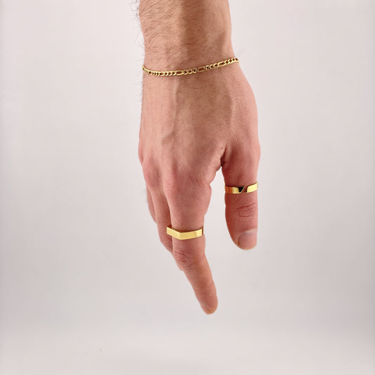 Figaro Armband - Gold