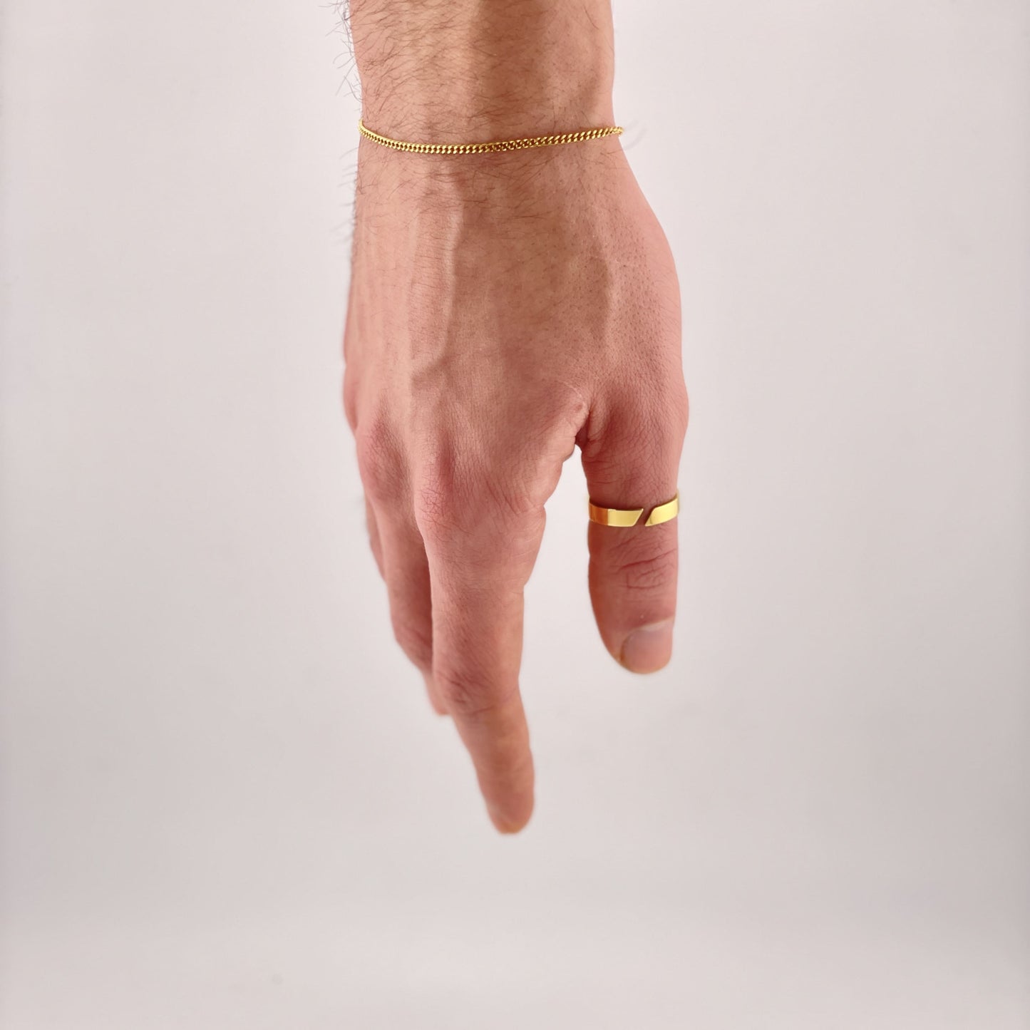 Micro Cuban Armband - Gold