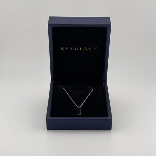 Minimalistic Cuban Stab Pendant - Silber