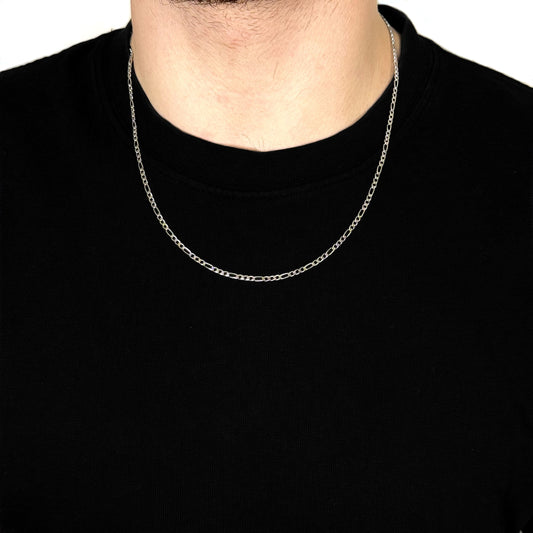 Figaro Kette - Silber