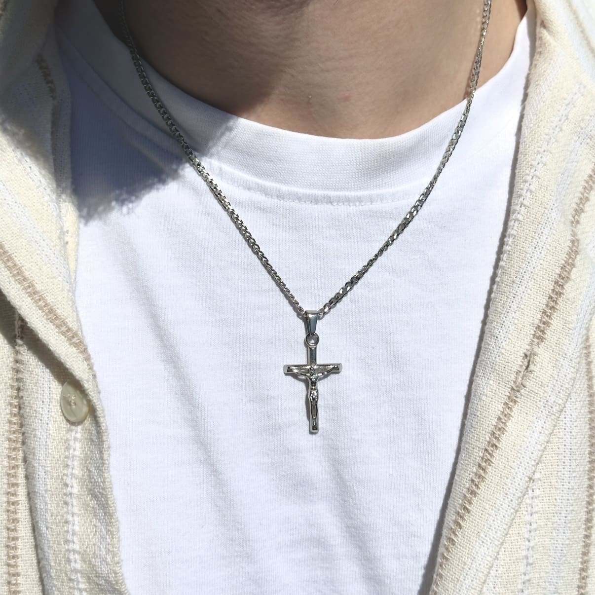 Kruzifix Anhänger - Silber