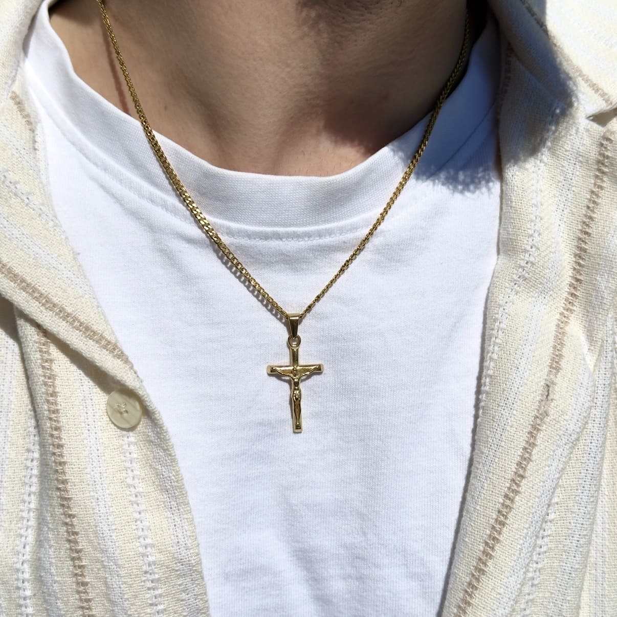 Kruzifix Anhänger - Gold