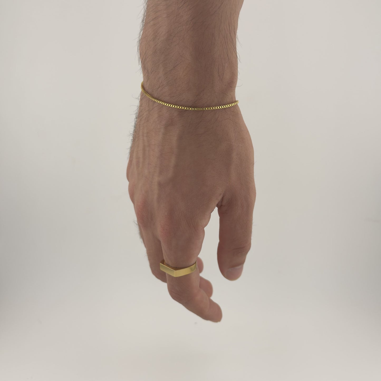 Micro Cuban Bracelet - Gold