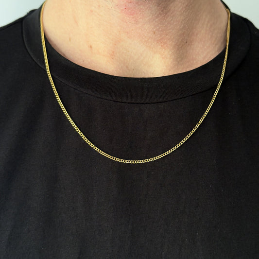 Micro Cuban Kette - Gold
