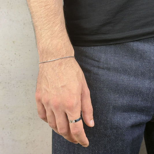 Wire Armband - Silber