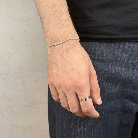 Micro Box Armband - Silber