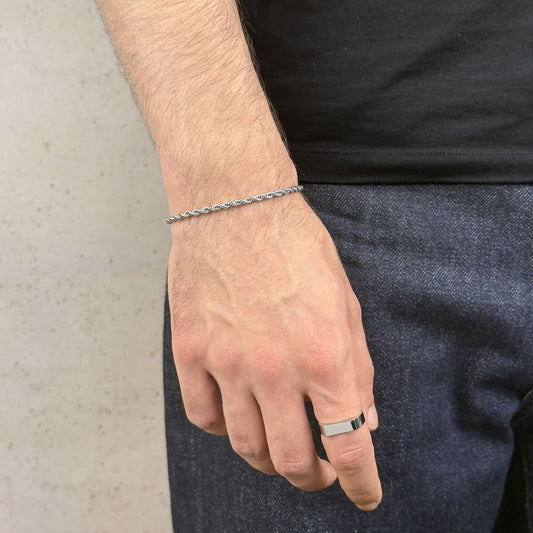 Rope Armband - Silber