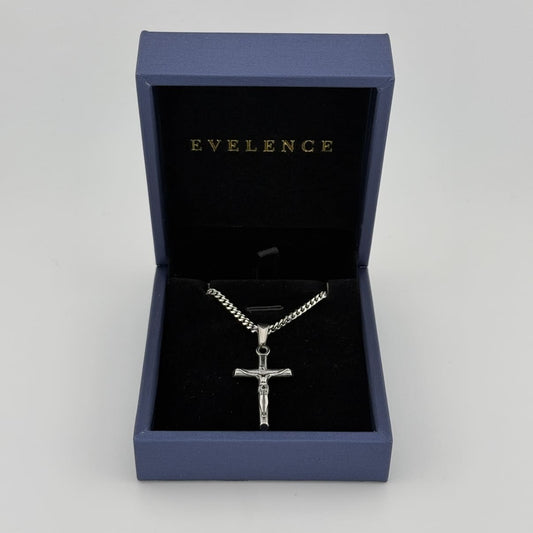 Kruzifix Pendant in Silber mit Geschenkbox