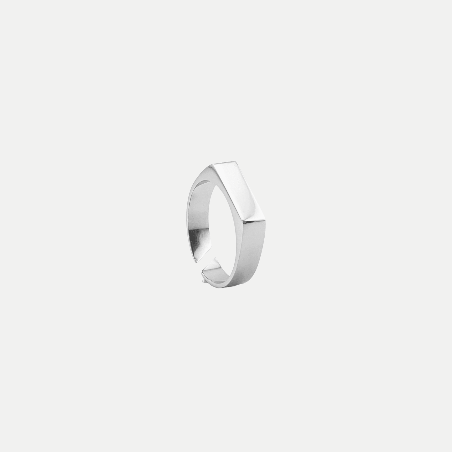 Edged Ring - Silber