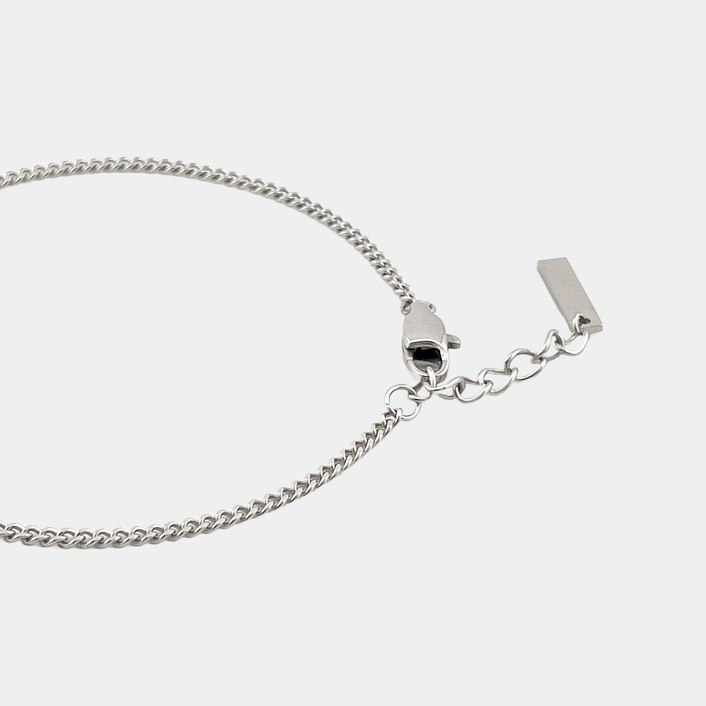 Micro Cuban Armband - Silber