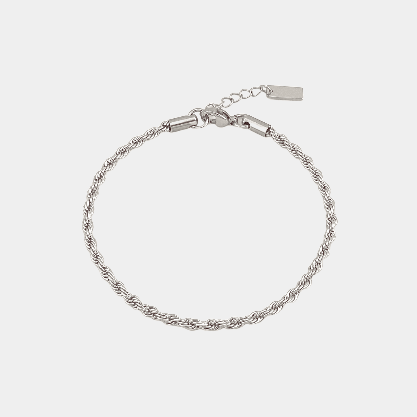Rope Armband - Silber