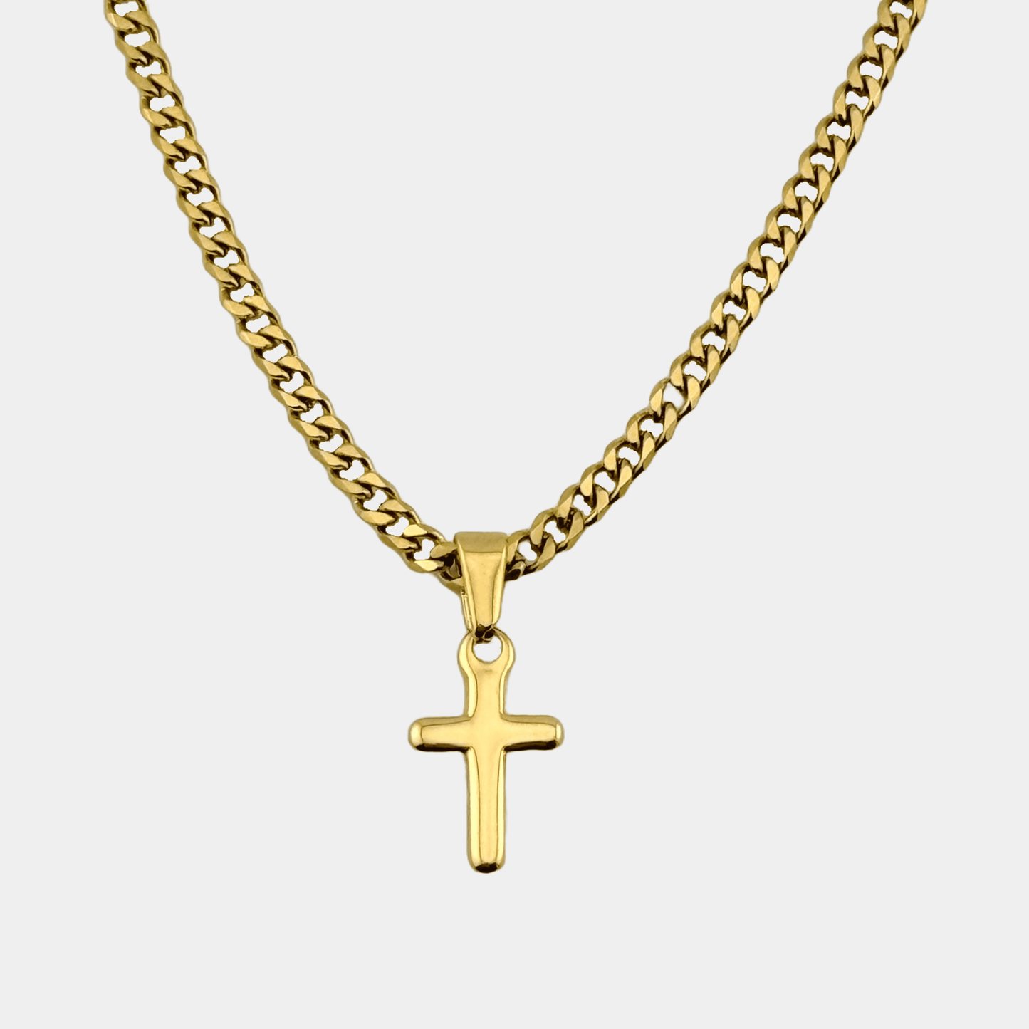 Minimalistic Kreuz Anhänger