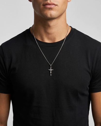 Crucifix Pendant - Silver