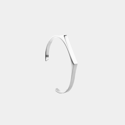 Edged Cuff - Silber