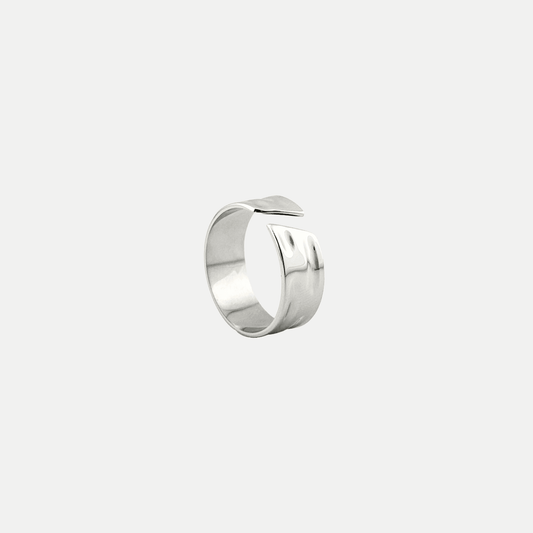 Hammered Ring - Silver
