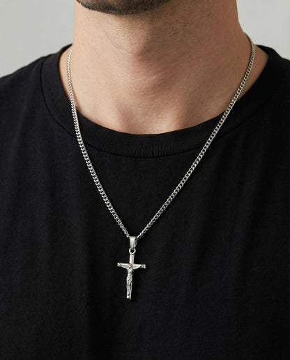 Kruzifix Anhänger - Silber