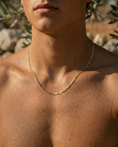 Figaro Kette 3mm - Gold