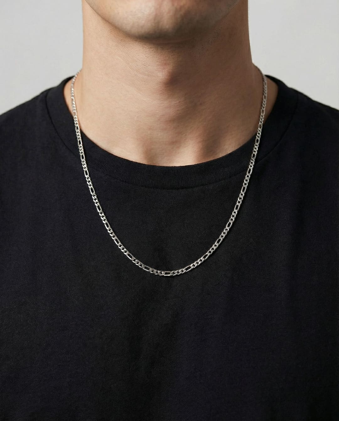 Figaro Kette - Silber