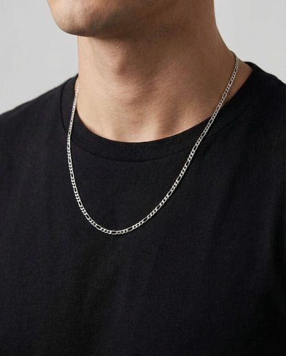 Figaro Kette - Silber
