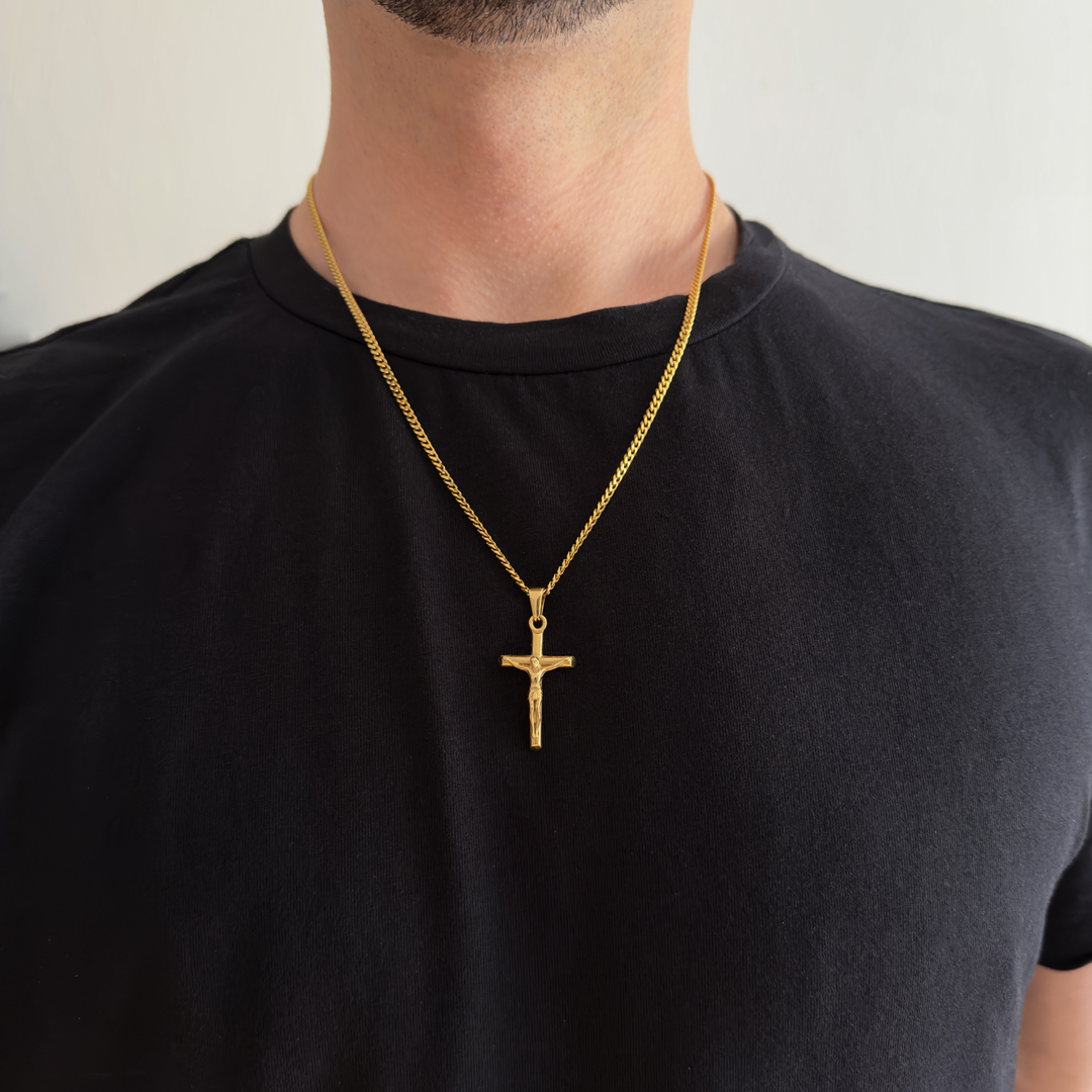 Kruzifix Anhänger - Gold