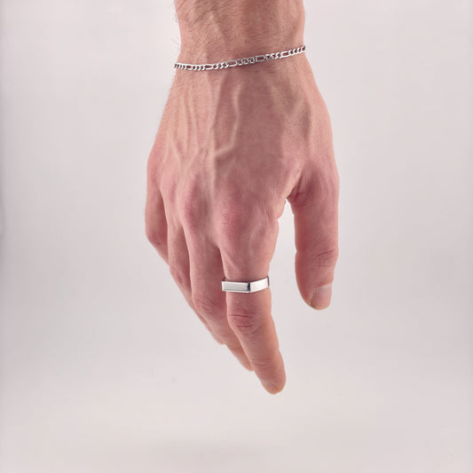 Figaro Bracelet - Silver