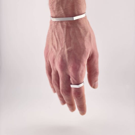 Edged Ring - Silver