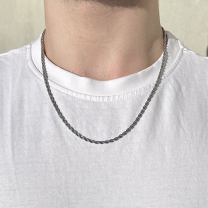 Rope chain - silver
