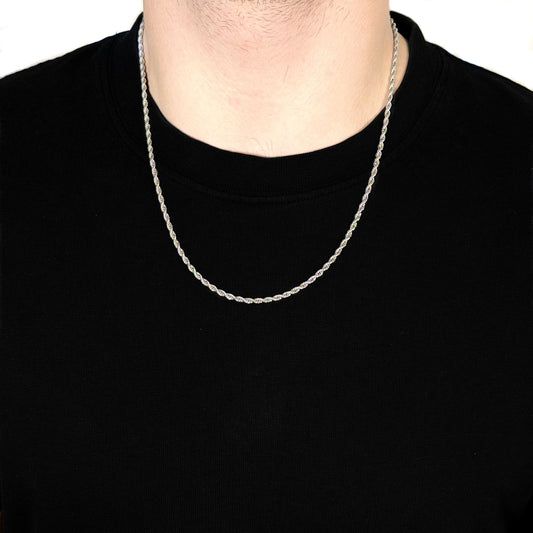 Rope Kette - Silber