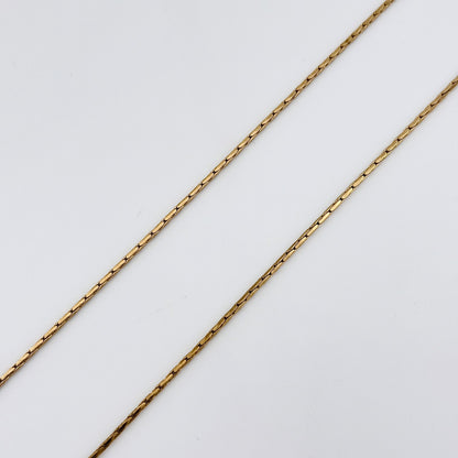 Wire Kette - 18k vergoldet