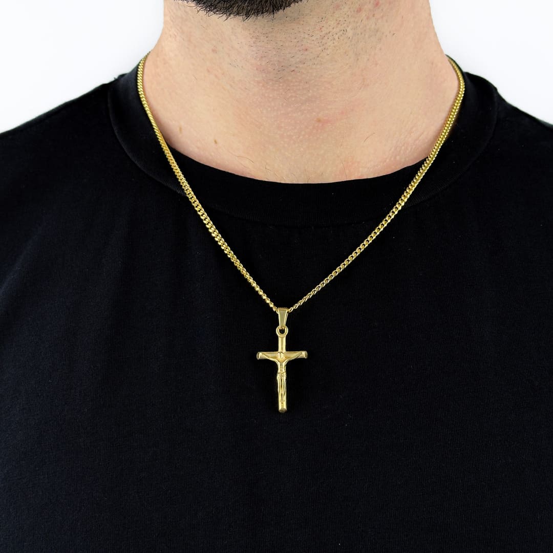 Kruzifix Anhänger - Gold