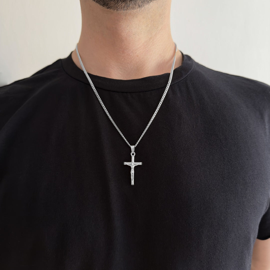 Kruzifix Anhänger - Silber