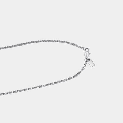 Micro Cuban Kette - Silber