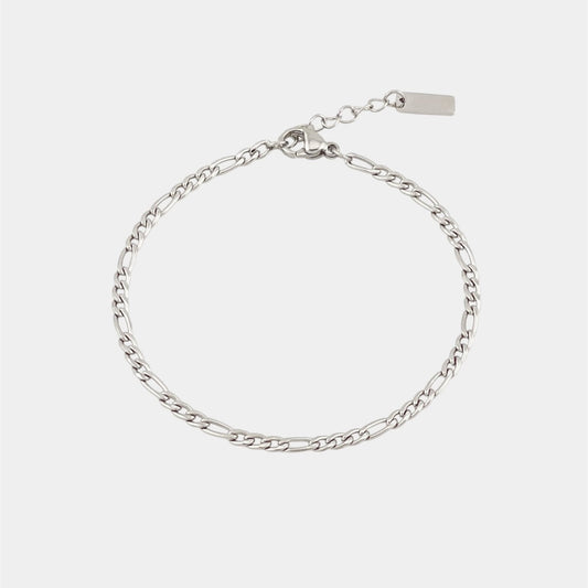 Figaro Bracelet - Silver