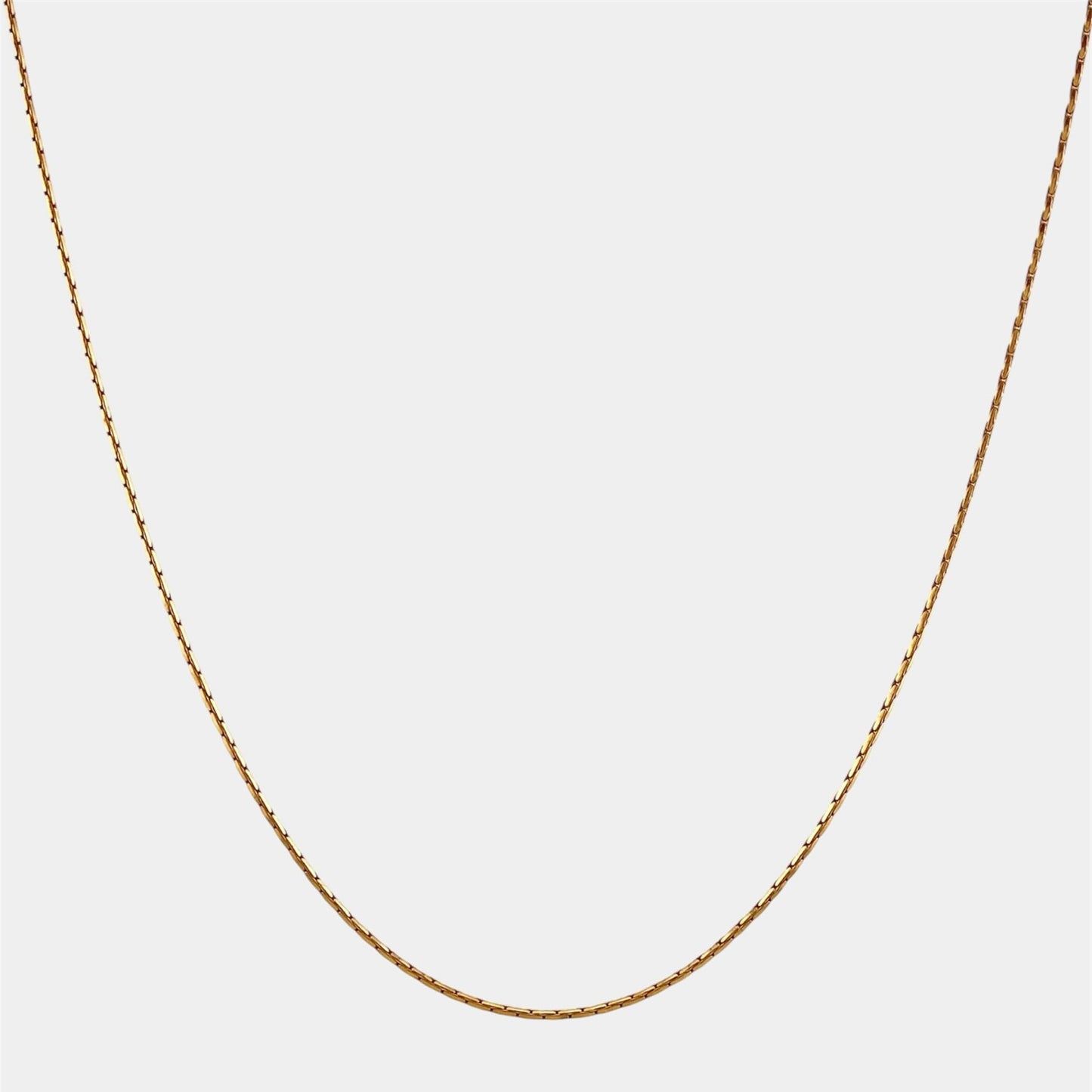 Wire Kette - 18k vergoldet