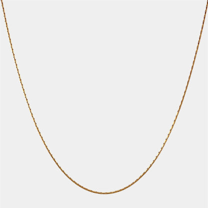 Wire Kette - 18k vergoldet
