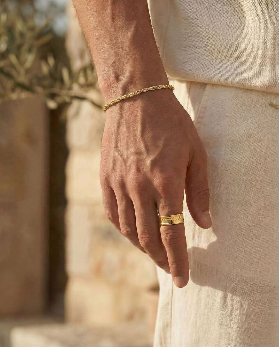 Rope Bracelet - Gold 