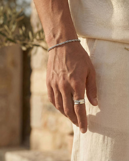 Rope Bracelet - Silver
