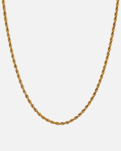 Rope Chain 3mm - Gold 