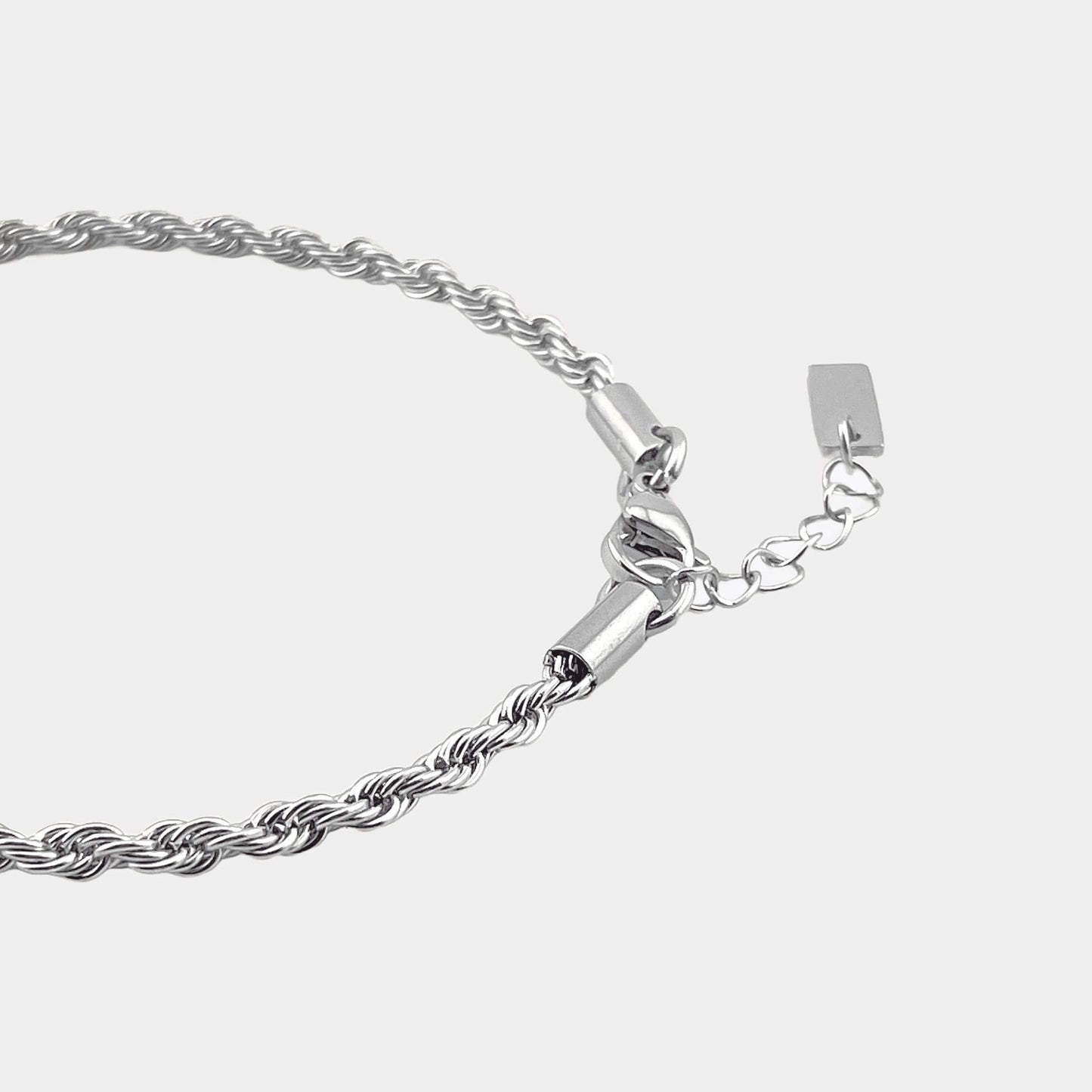 Rope Armband - Silber