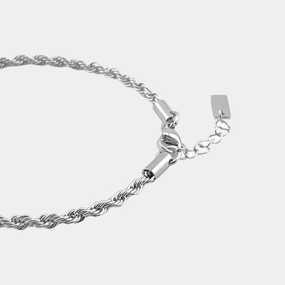 Rope Armband - Silber