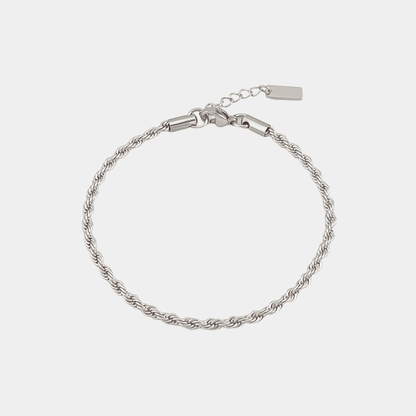 Rope Armband - Silber