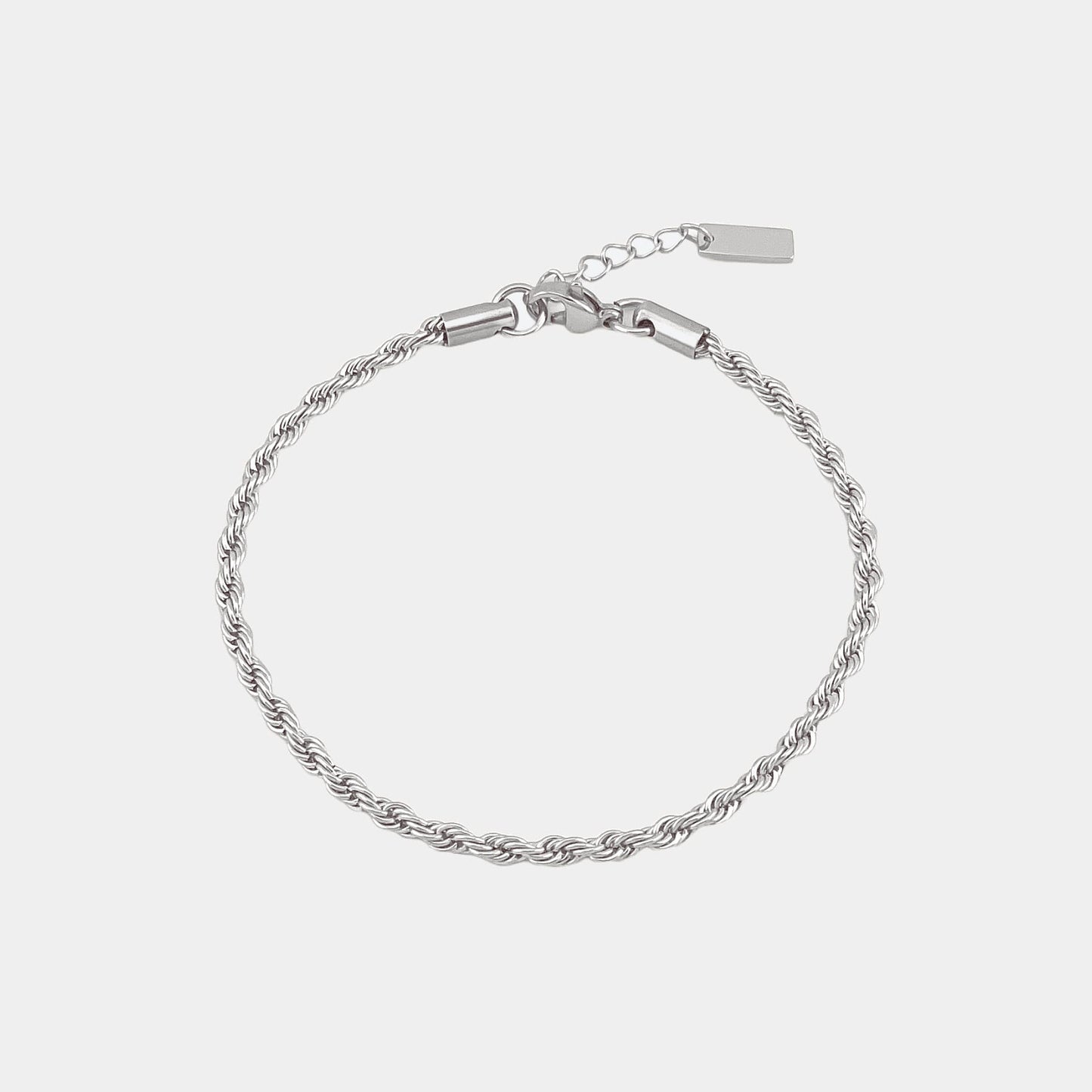 Rope Armband - Silber
