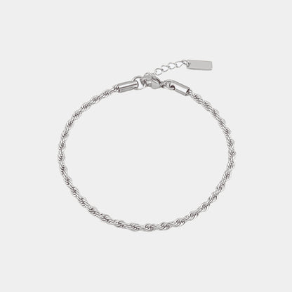 Rope Armband - Silber