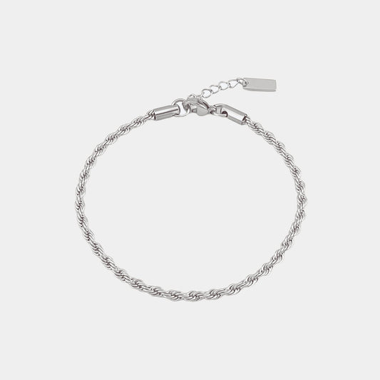 Rope Armband - Silber