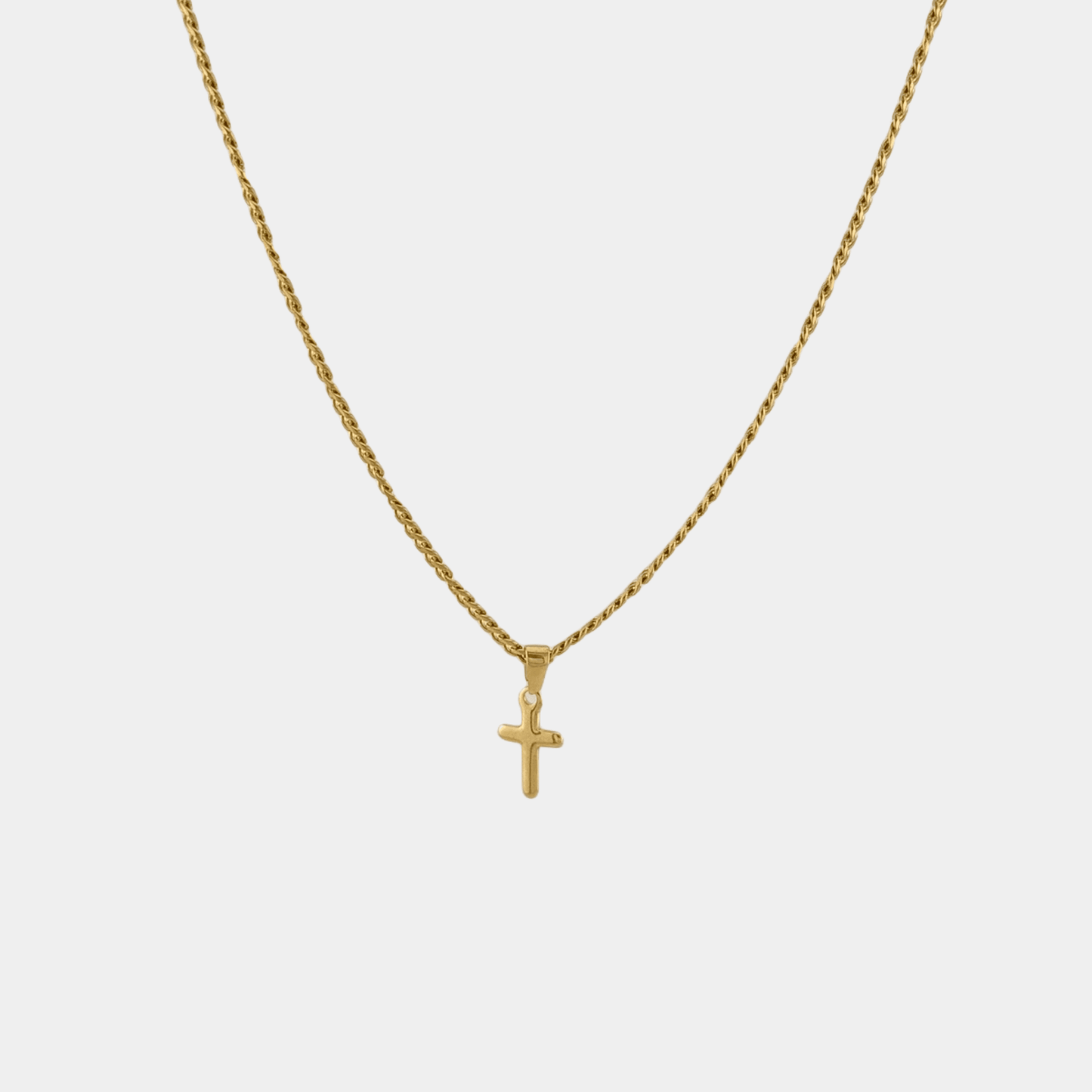 Minimalistic Kreuz Anhänger