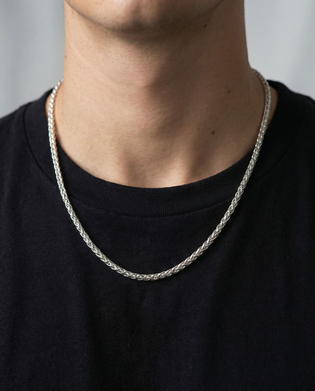 Wheat Necklace - Silver